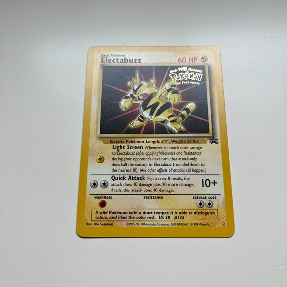 Electrabuzz Promo Pokemon Card - Picture 5 of 7
